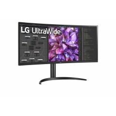 "LG 34WQ75C-B 34-Inch Computer Monitor - UltraWide, QHD, HDR, Premium Display for Work & Gaming"